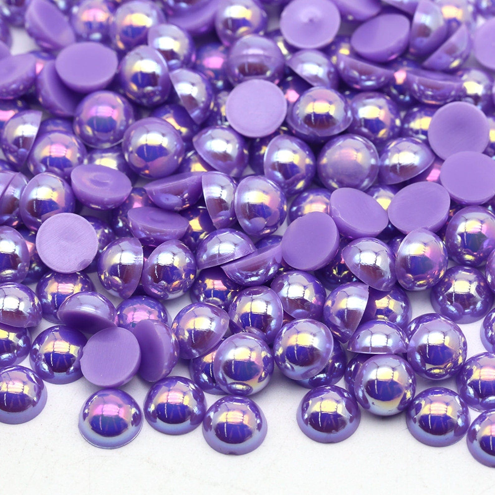 Lavender Faux Pearls