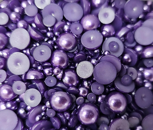 Purple Faux Pearls