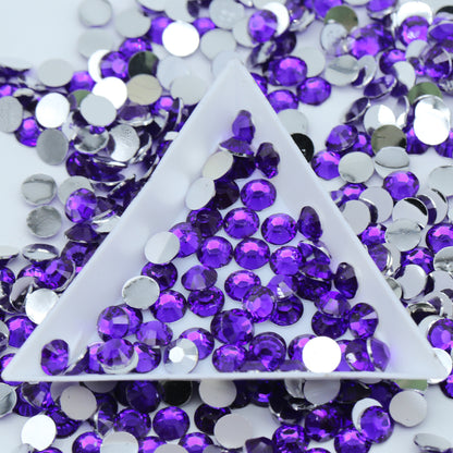 Violet Purple Resin Rhinestone