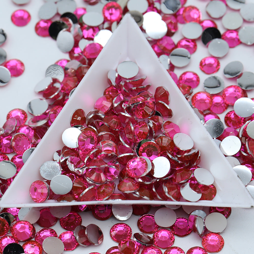 Fuchsia Resin Rhinestone