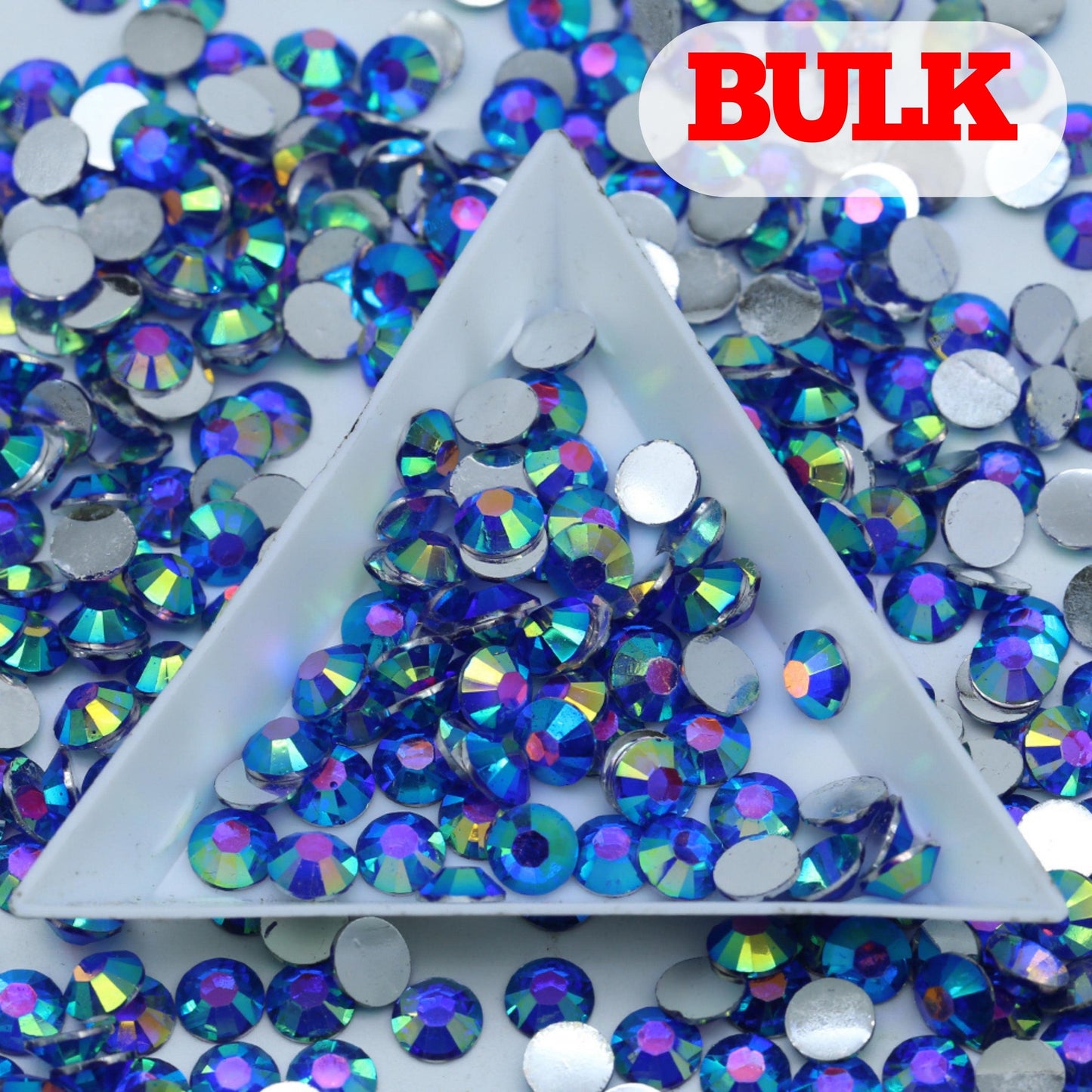 Bling That! AB Resin 4mm / Bulk AB Navy Resin Rhinestone