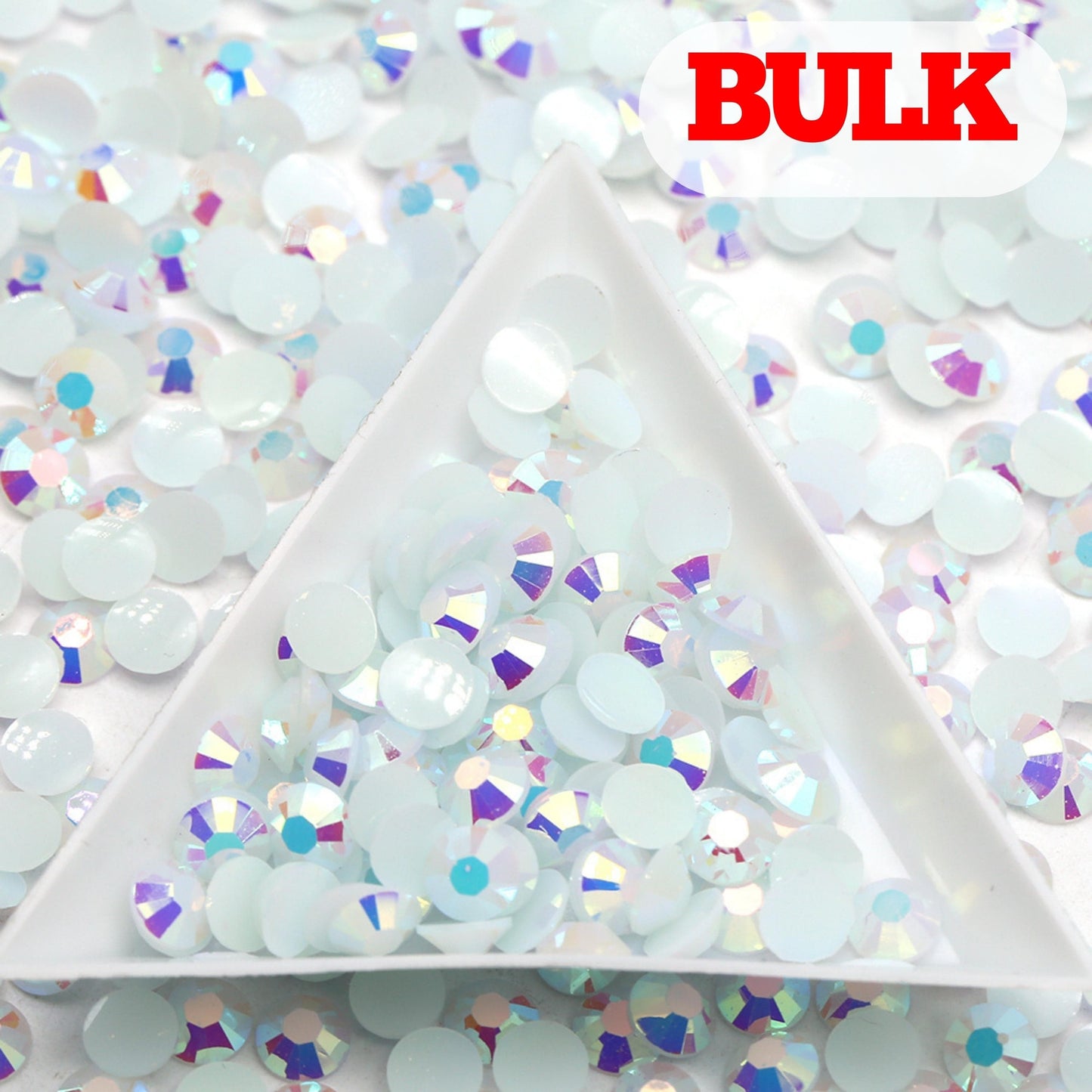 Bling That! Jelly 2mm / Bulk AB White Jelly Rhinestone