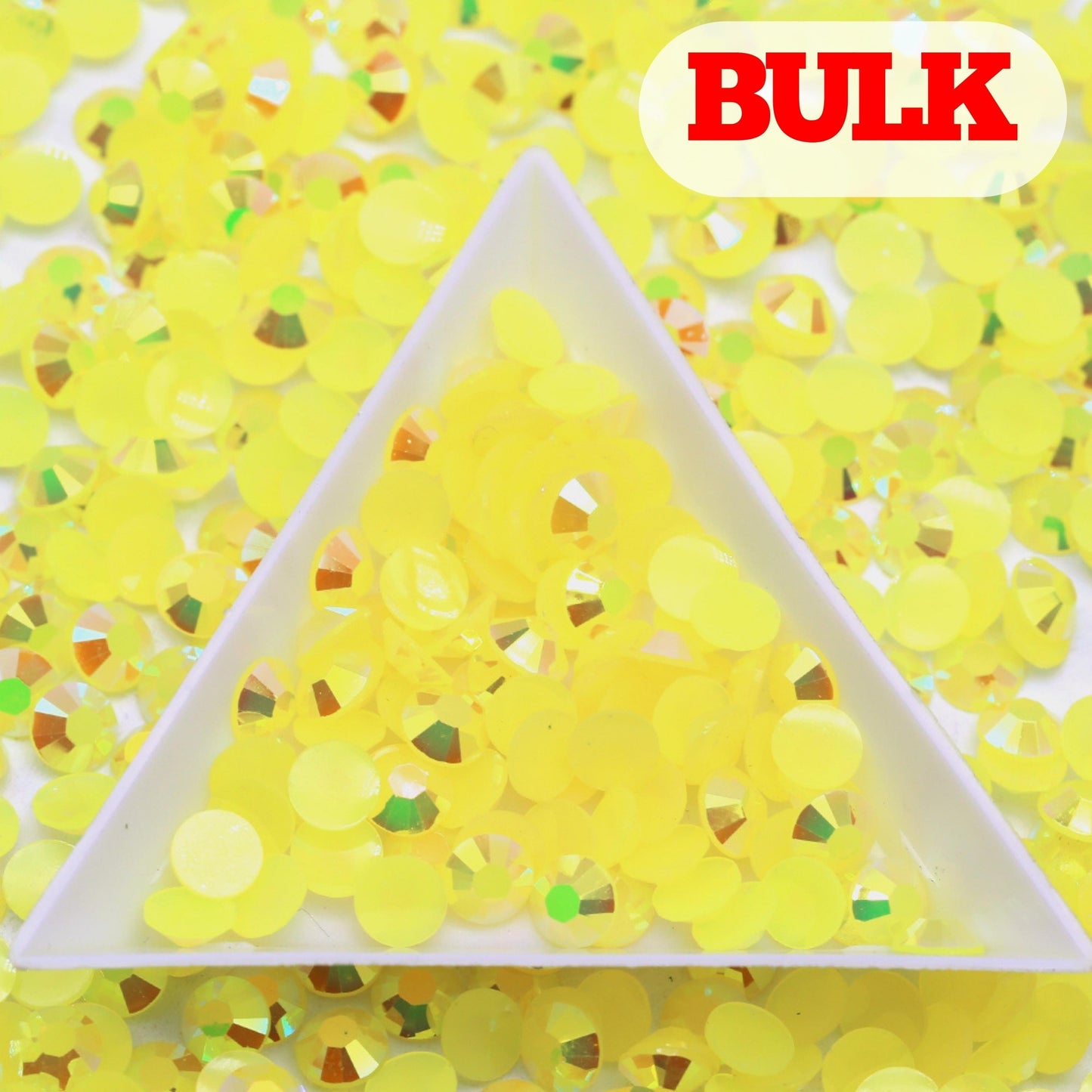 Bling That! Jelly 2mm / Bulk AB Yellow Jelly Rhinestone