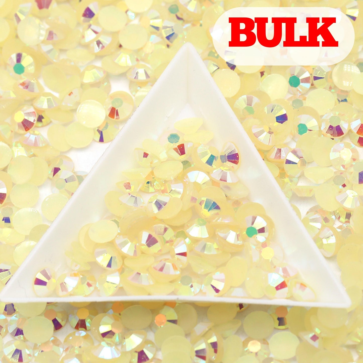 Bling That! Jelly 3mm / Bulk AB Champagne Jelly Rhinestone