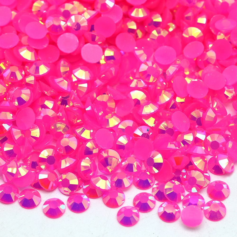 AB Hot Pink Jelly Rhinestone