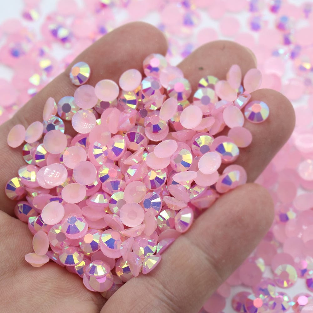 Light Pink Glass Rhinestones for Embellishments 2-6mm