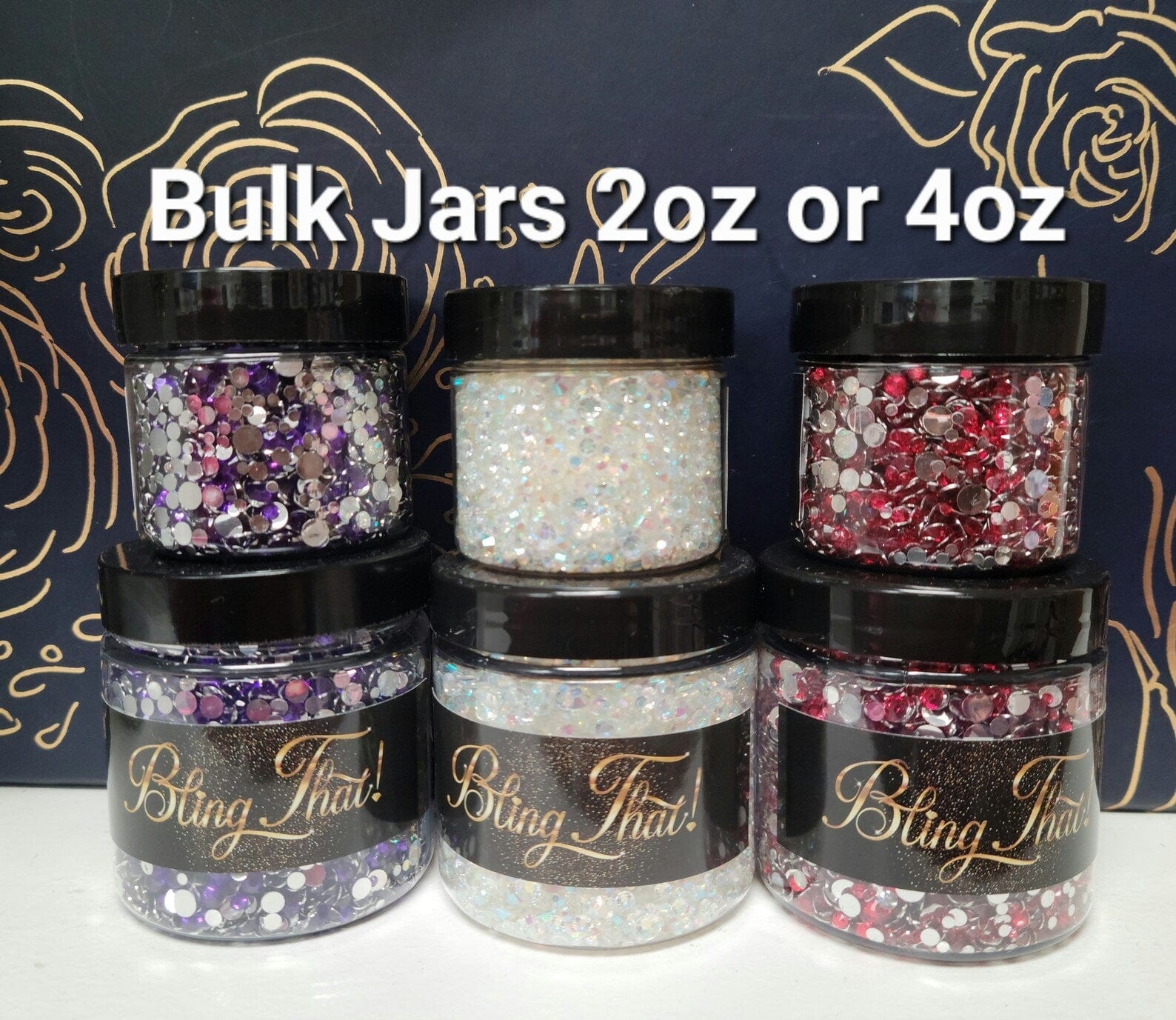 Bling That! Mixed Jars Mixed Resin Jars