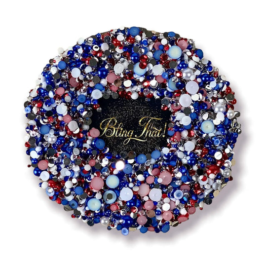 Bling That! Pearl Mix All American #2 Pearl Rhinestone Mix