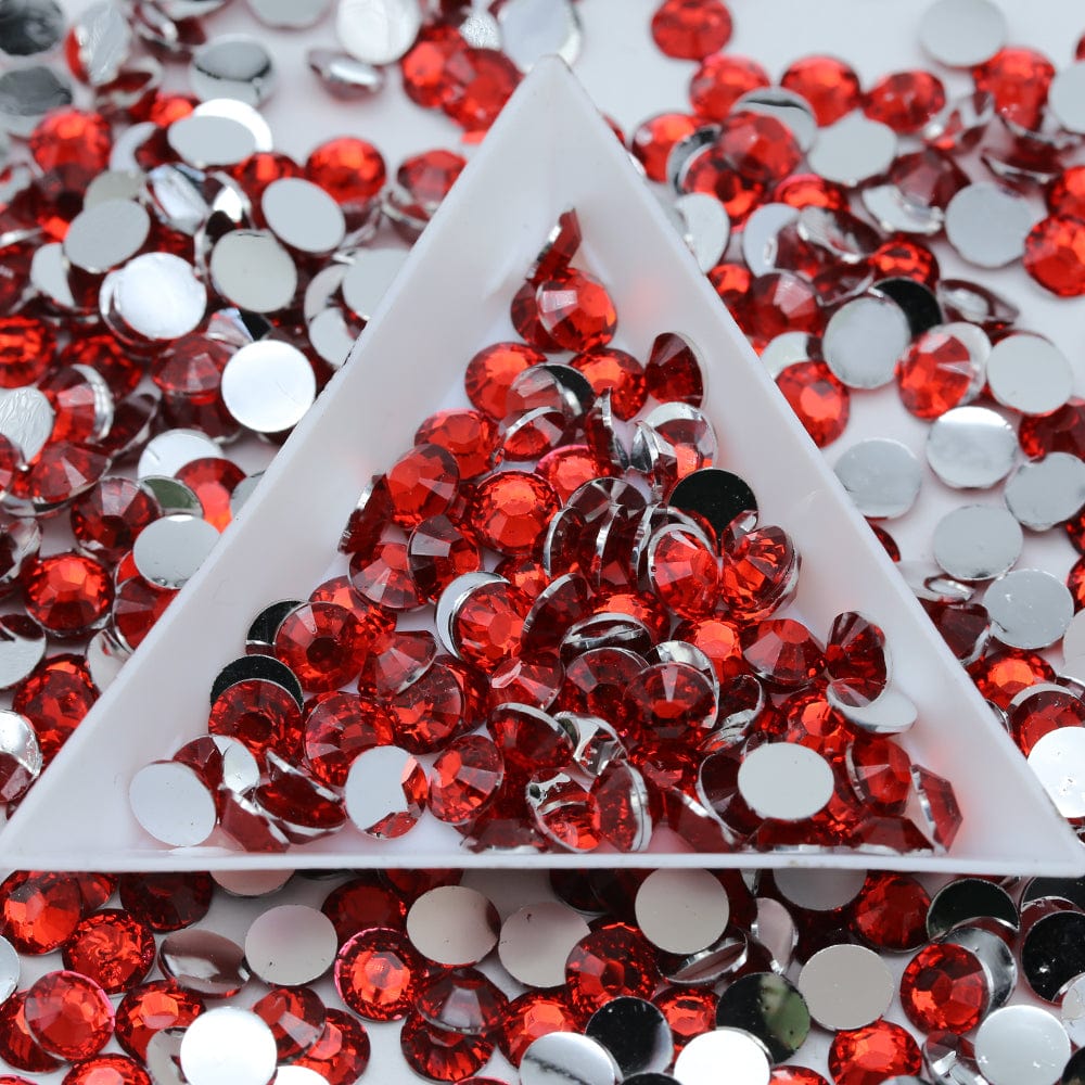 Red Rhinestones 2mm - 6mm You pick Size