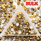 Bling That! Resin 2mm / Bulk Gold Plated Resin Rhinestone