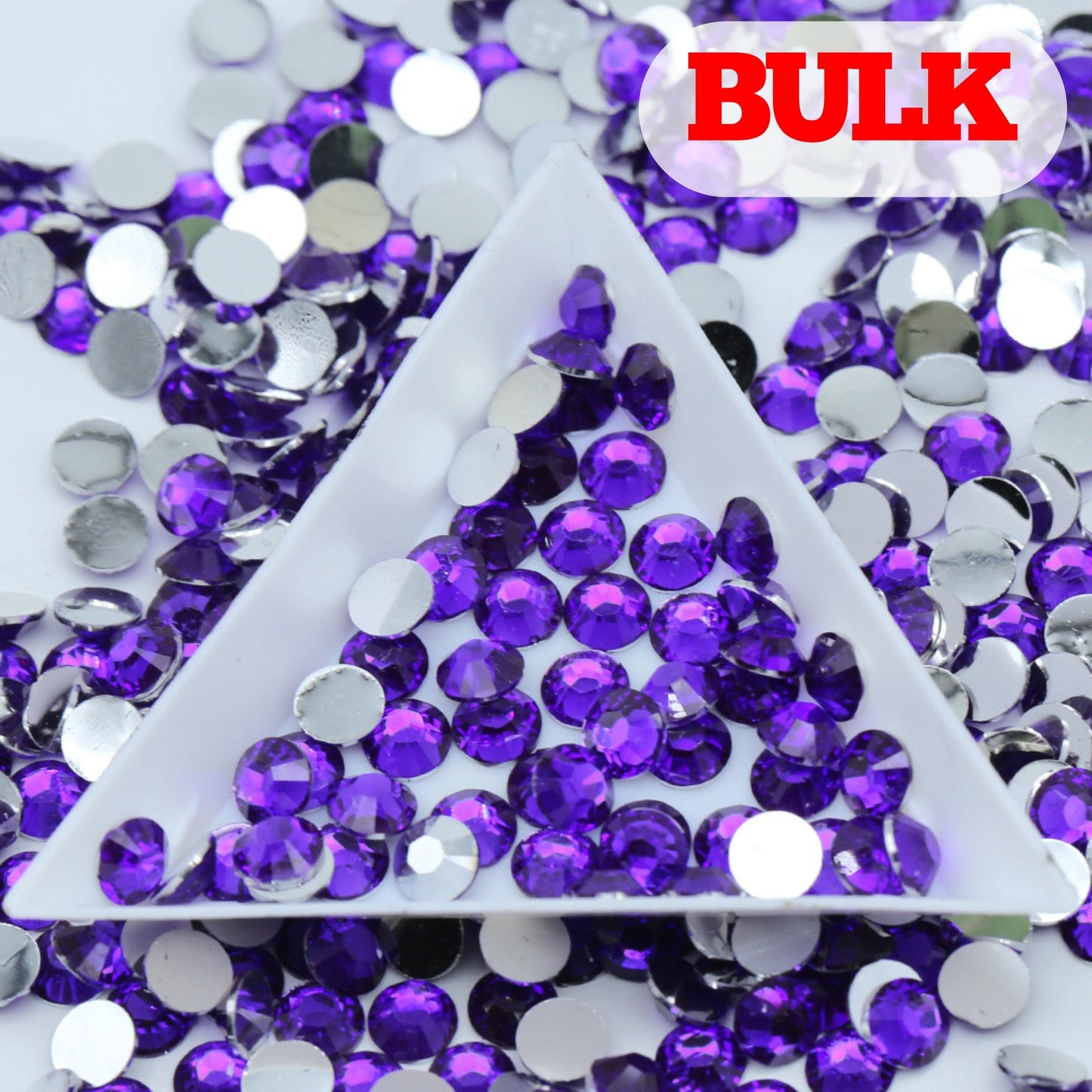 Bling That! Resin 2mm / Bulk Violet Purple Resin Rhinestone