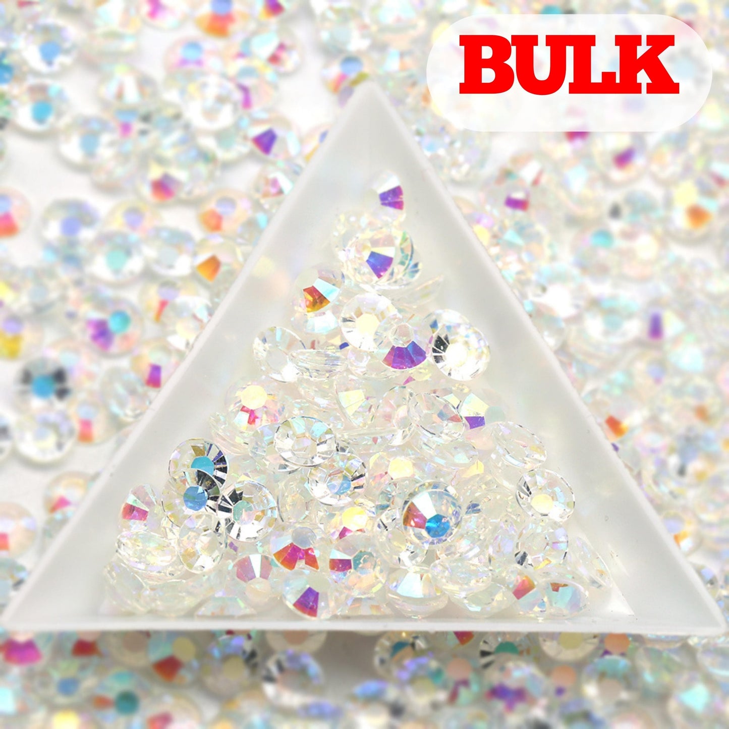 Bling That! Resin 3mm / Bulk AB Transparent Resin Rhinestone