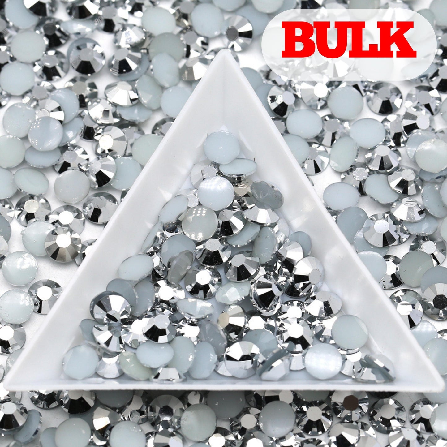 Bling That! Resin 3mm / Bulk Silver Plated Resin Rhinestone