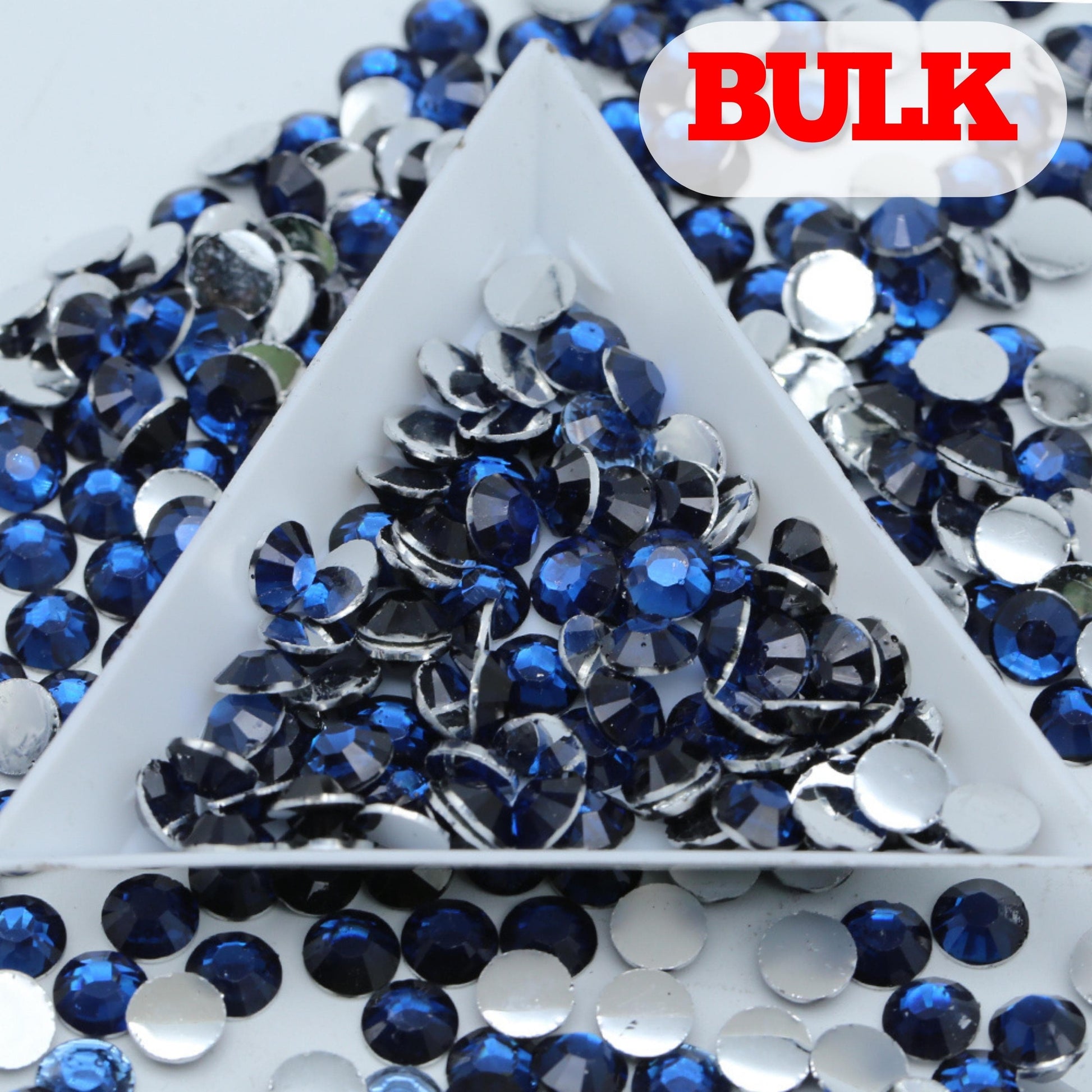 Bling That! Resin 4mm / Bulk Dark Blue Resin Rhinestone