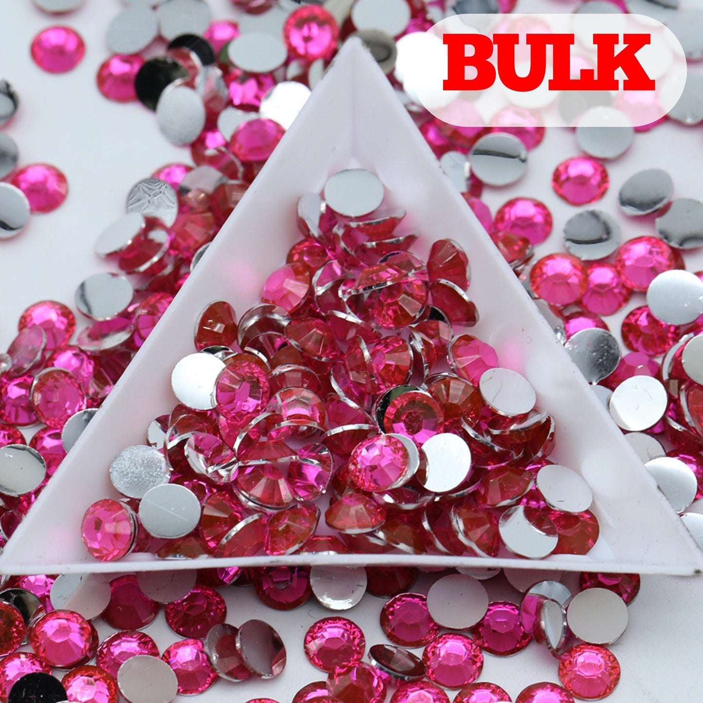 Bling That! Resin 4mm / Bulk Fuchsia Resin Rhinestone