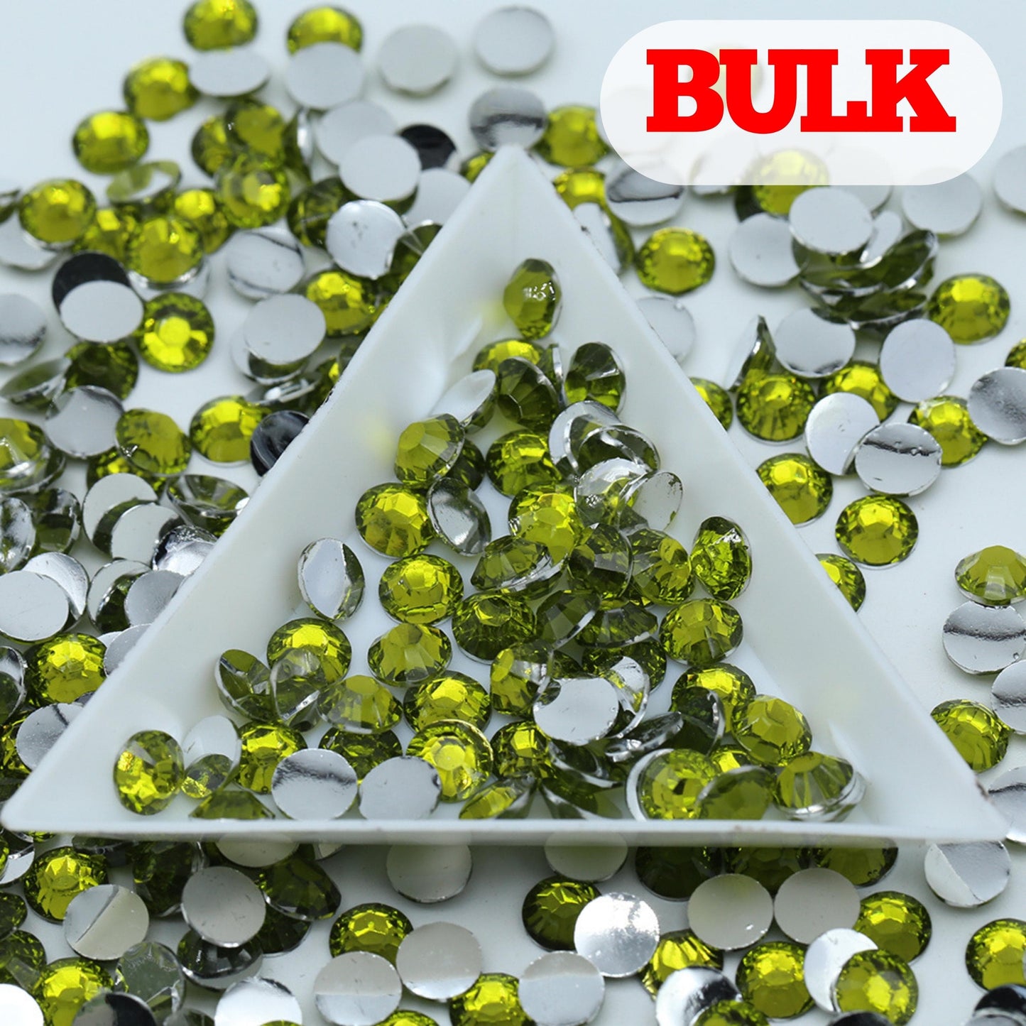 Bling That! Resin 4mm / Bulk Olive Resin Rhinestone