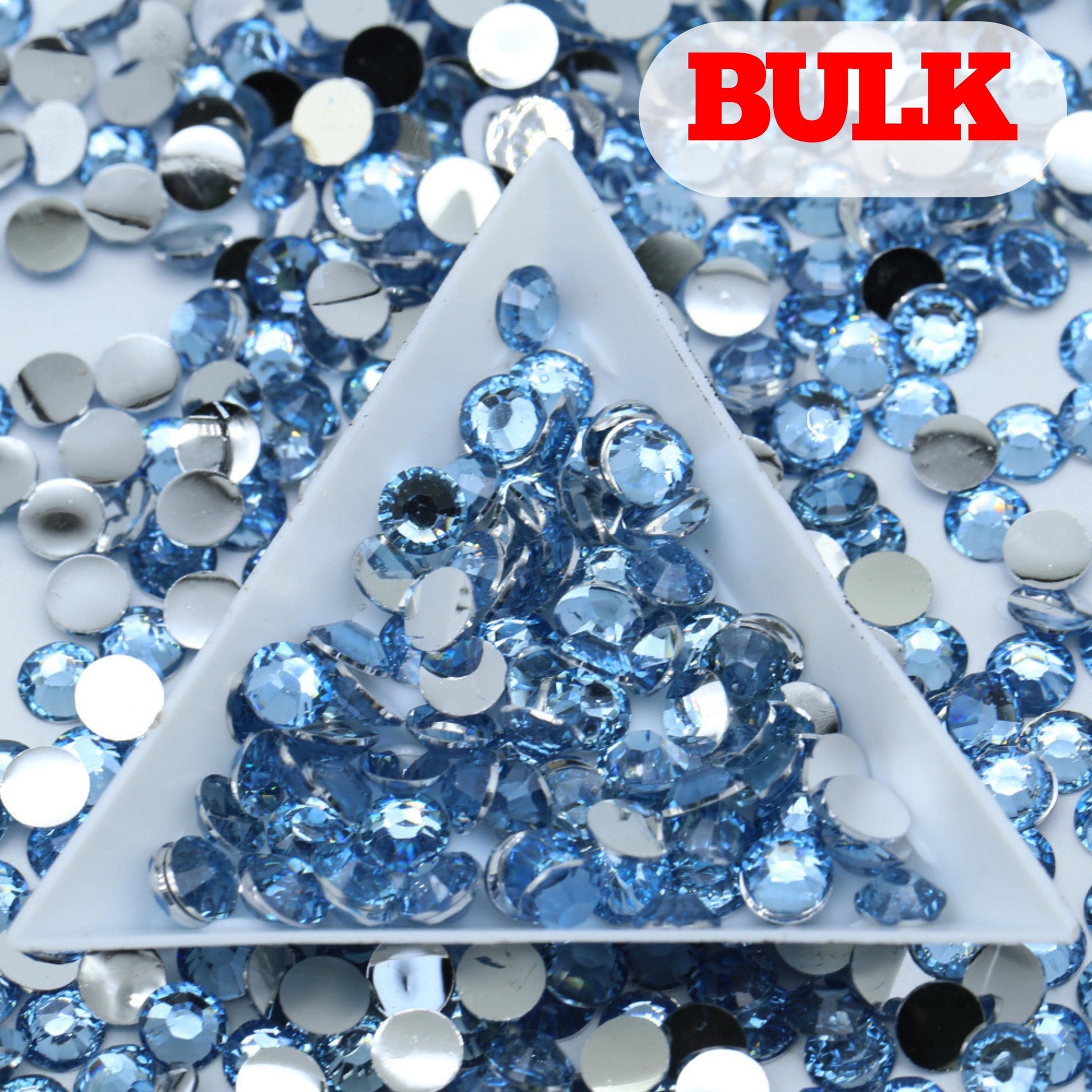 Bling That! Resin 5mm / Bulk Baby Blue Resin Rhinestone