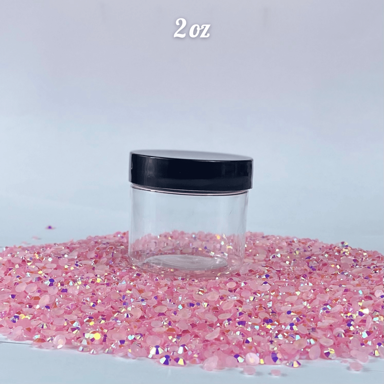 Bling That! Storage & Organization Clear Plastic (PET) Straight Sided Wide Mouth Containers