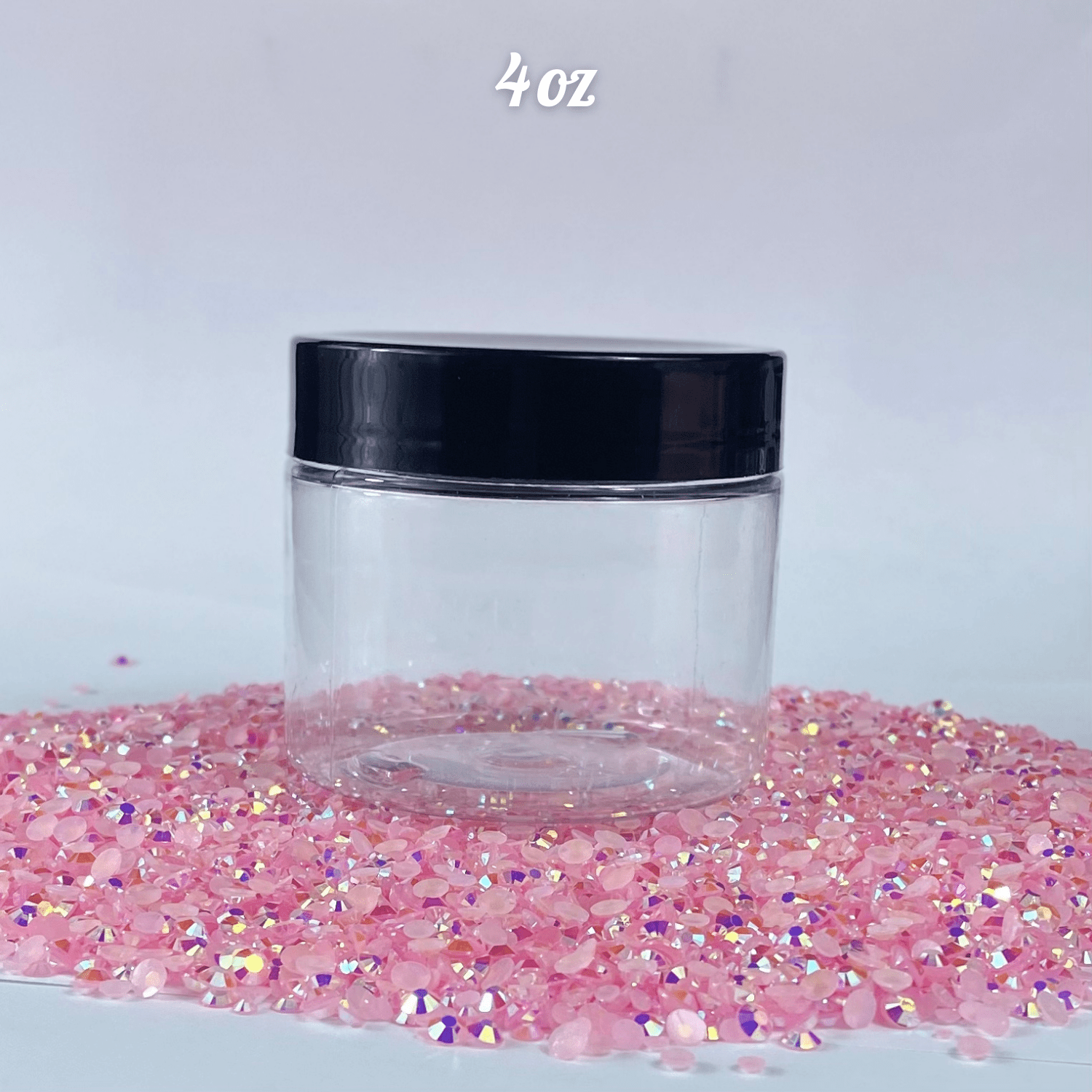 Bling That! Storage & Organization Clear Plastic (PET) Straight Sided Wide Mouth Containers