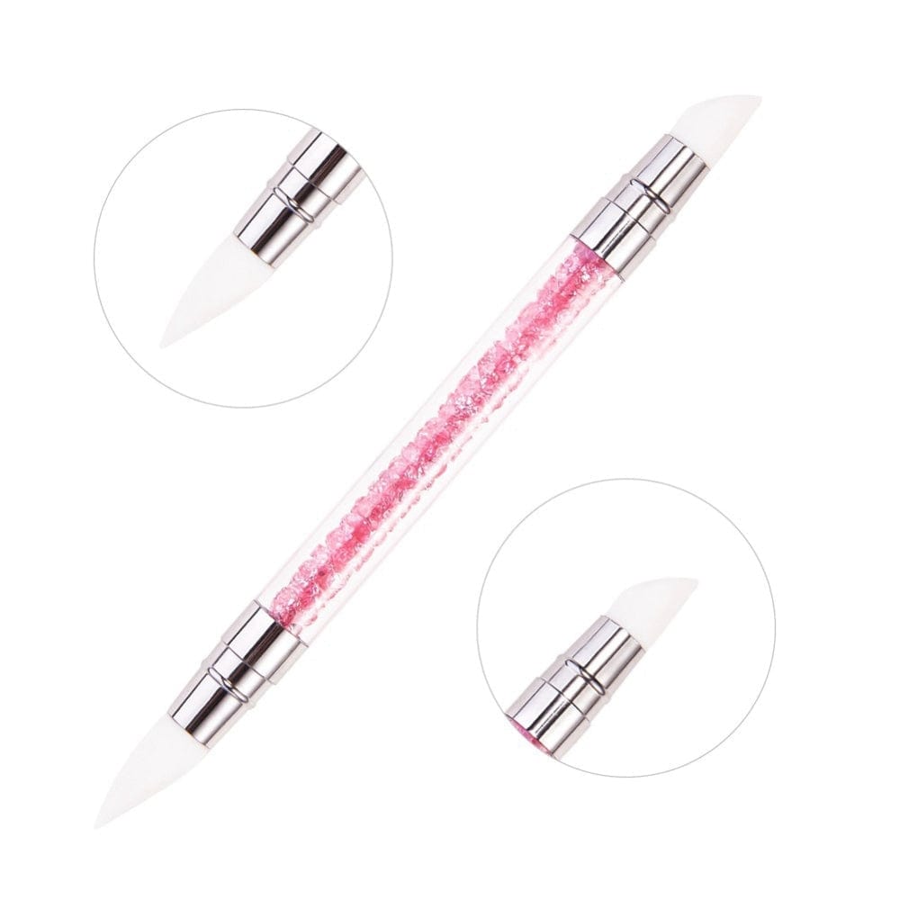 Bling That! Tools Double Head Silicone Nail Art Sculpture Pen Brushes