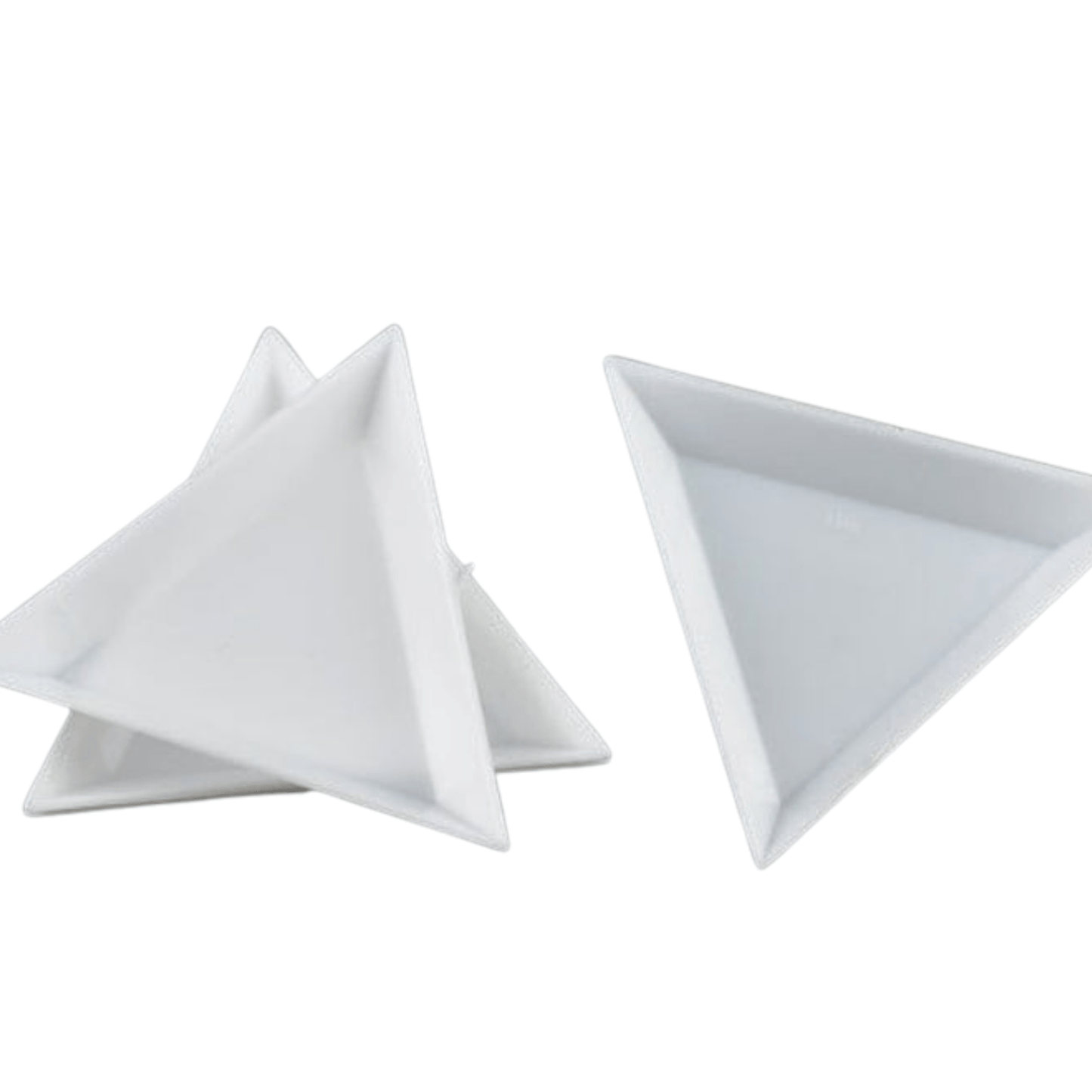 Bling That! Tools White Triangle Plastic Sorting Trays