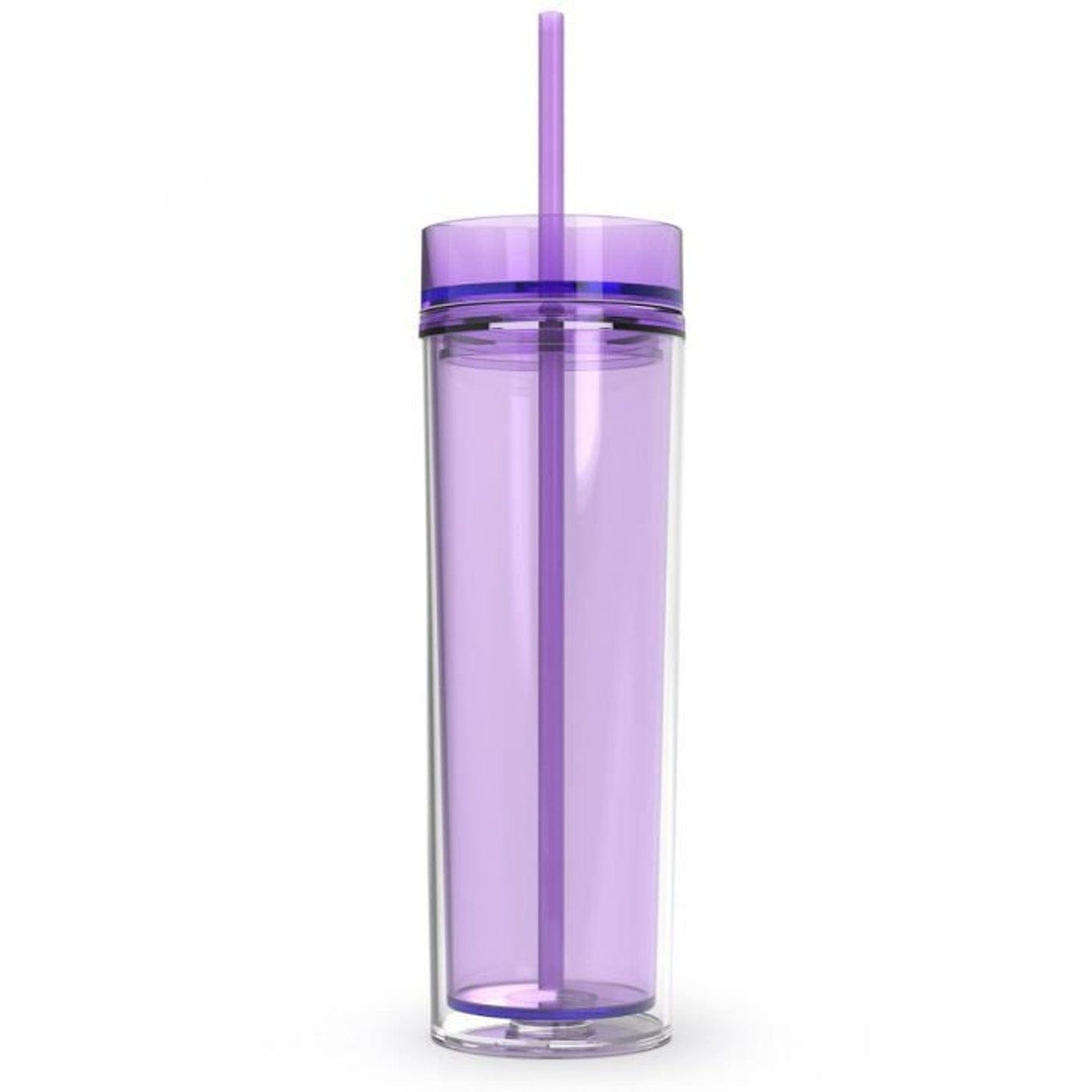 Bling That! Tumblers Lavender Maars 16oz Acrylic Skinny Tumbler