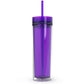 Bling That! Tumblers Maars 16oz Acrylic Skinny Tumbler